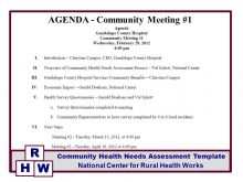70 Visiting Hospital Meeting Agenda Template in Word for Hospital Meeting Agenda Template