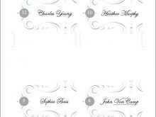 Place Card Template Free Download Christmas