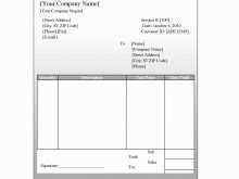 70 Visiting Sample Of Blank Invoice Forms Templates for Sample Of Blank Invoice Forms