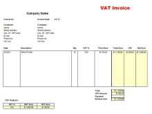 70 Visiting Template Of Vat Invoice for Template Of Vat Invoice