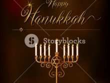Hanukkah Card Template Free