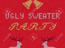71 Adding Ugly Sweater Party Flyer Template Formating with Ugly Sweater Party Flyer Template
