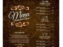 71 Best Menu Card Template Free Online For Free for Menu Card Template Free Online