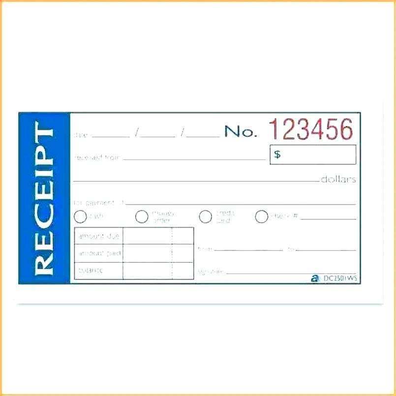 blank receipt book template cards design templates