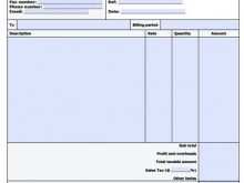 71 Blank Construction Job Invoice Template Formating for Construction Job Invoice Template