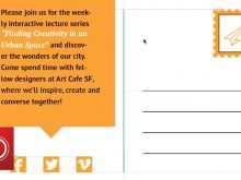 Postcard Back Template Indesign