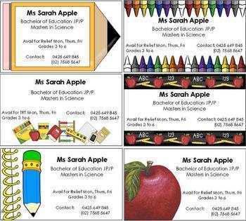 71 Blank Teacher Business Card Template Free Download Download for Teacher Business Card Template Free Download