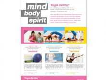 71 Blank Yoga Flyer Template Free for Ms Word with Yoga Flyer Template Free