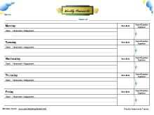 71 Create High School Homework Planner Template PSD File with High School Homework Planner Template