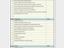 71 Create Travel Planning Checklist Template Download for Travel Planning Checklist Template