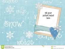 71 Creative Christmas Card Template Snow Templates with Christmas Card Template Snow