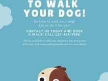 71 Creative Dog Walking Flyers Templates Photo for Dog Walking Flyers Templates