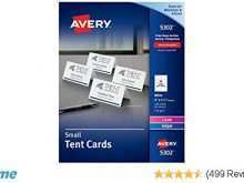 71 Creative Tent Card Template 5302 Formating by Tent Card Template 5302