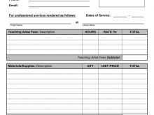 71 Customize Artist Invoice Example Layouts with Artist Invoice Example