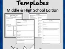 71 Customize Our Free High School Study Planner Template For Free with High School Study Planner Template
