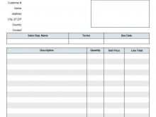 Labour Invoice Format In Excel