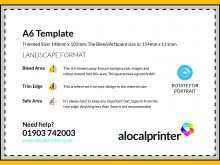 71 Customize Our Free Postcard Template A6 For Free with Postcard Template A6