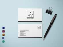 71 Customize Simple Business Card Template For Word With Stunning Design with Simple Business Card Template For Word