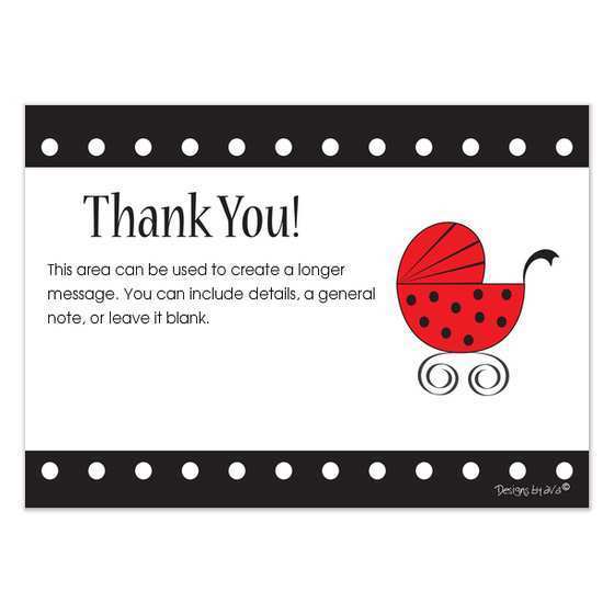 71 Customize Thank You Cards Baby Shower Templates Formating with Thank You Cards Baby Shower Templates