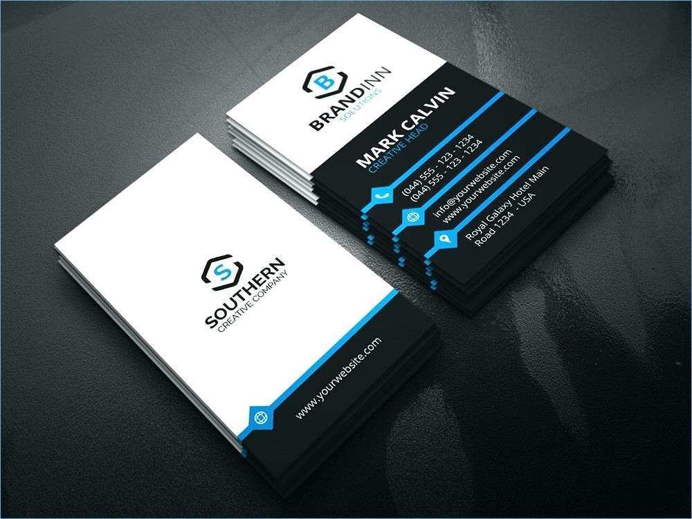 71 Format Microsoft Word Vertical Business Card Template For Free By 