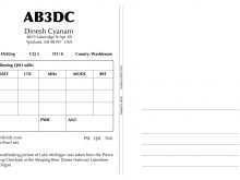 71 Format Qsl Card Template For Word Now by Qsl Card Template For Word