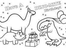 71 Free Birthday Card Template Dinosaur With Stunning Design for Birthday Card Template Dinosaur