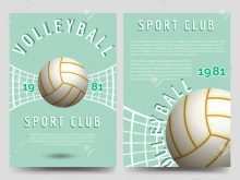 71 How To Create Volleyball Flyer Template Free Download with Volleyball Flyer Template Free