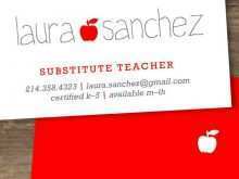 71 Online Teacher Business Card Template Free Download Formating with Teacher Business Card Template Free Download