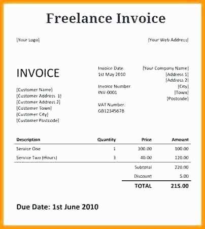 71 Printable Freelance Invoice Template Germany With Stunning Design for Freelance Invoice Template Germany
