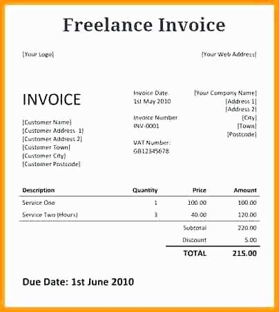 71 Printable Freelance Invoice Template Germany With Stunning Design For Freelance Invoice Template Germany Cards Design Templates