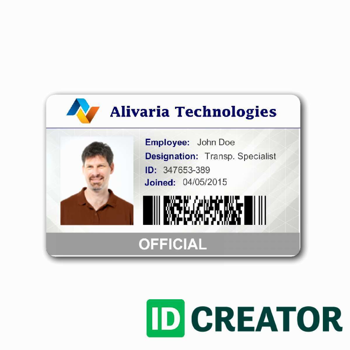71 Report Id Card Template Creator PSD File by Id Card Template Creator