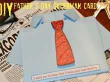 71 Report Superman Father S Day Card Template With Stunning Design with Superman Father S Day Card Template