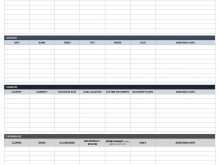 Travel Itinerary Spreadsheet Template