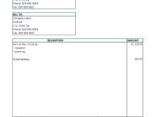 Consulting Tax Invoice Template