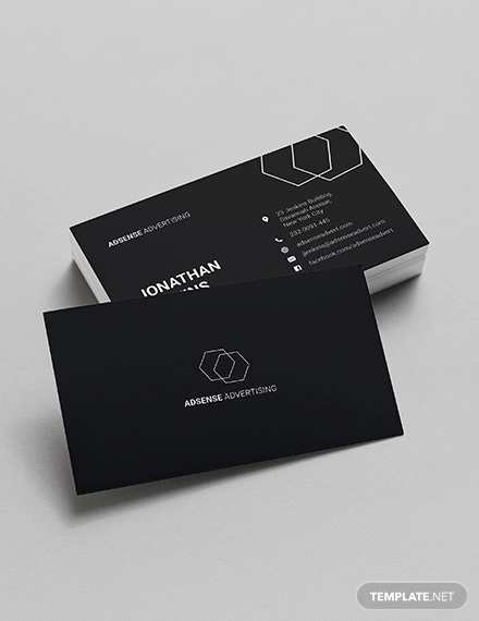 71 The Best Black Business Card Template Word PSD File by Black Business Card Template Word