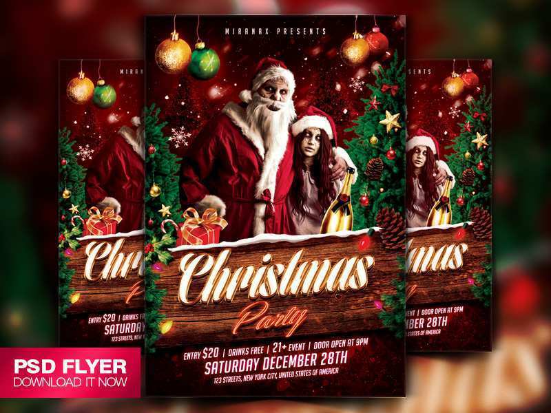 71 The Best Free Christmas Flyer Templates Psd Formating by Free Christmas Flyer Templates Psd