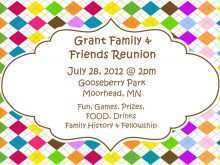 71 The Best Free Printable Family Reunion Flyer Templates Layouts with Free Printable Family Reunion Flyer Templates
