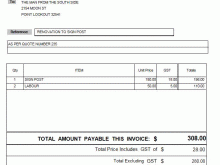 71 The Best Invoice Template Canada in Word with Invoice Template Canada