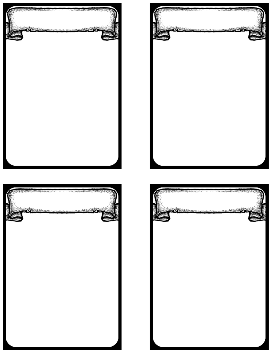 Item Card Template 5E Cards Design Templates