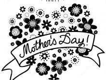 71 Visiting Mother S Day Card Template Black And White for Ms Word for Mother S Day Card Template Black And White