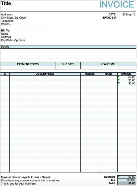 71 Visiting Musician Invoice Format For Free with Musician Invoice Format