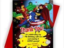 72 Adding Avengers Thank You Card Template Formating by Avengers Thank You Card Template