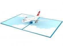 72 Airplane Pop Up Card Template for Ms Word by Airplane Pop Up Card Template