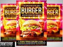 72 Best Burger Promotion Flyer Template Templates with Burger Promotion Flyer Template