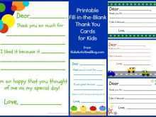 Free Printable Thank You Note Card Templates