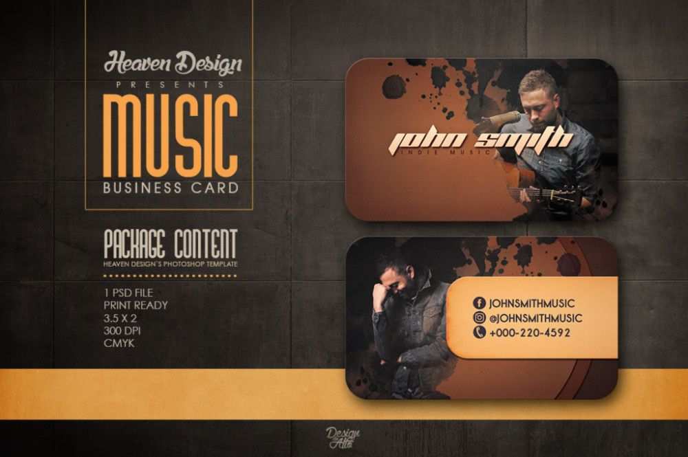 72 Blank Guitar Business Card Template Word With Stunning Design for Guitar Business Card Template Word