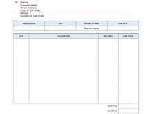 72 Blank Personal Invoice Template In Word for Ms Word by Personal Invoice Template In Word