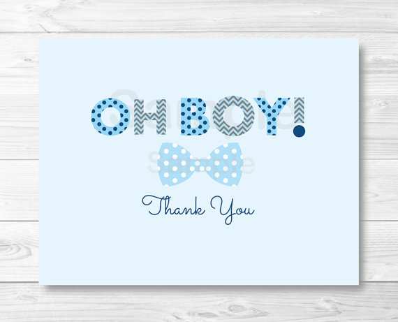 72 Blank Thank You Card Template For Baby Shower Layouts by Thank You Card Template For Baby Shower