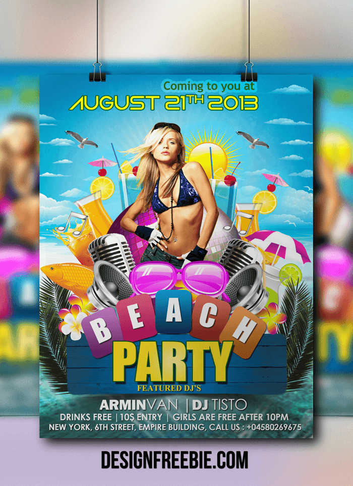 72 Create Party Flyer Templates Psd Free Download in Photoshop by Party Flyer Templates Psd Free Download