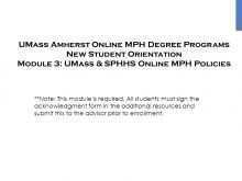 Umass Amherst Class Schedule Template